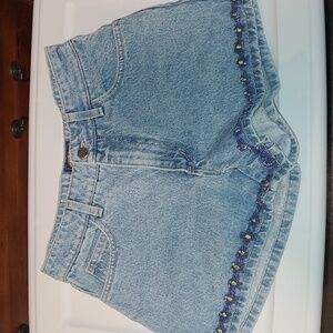 Vintage Paris Blues Jean Shorts